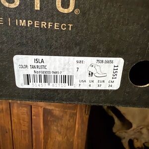 Bed Stu Isla Ankle Boots in Tan Rustic